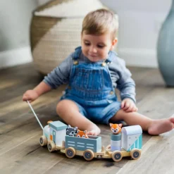 Discount Kindsgut Train en bois Les animaux du zoo