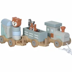 Discount Kindsgut Train en bois Les animaux du zoo