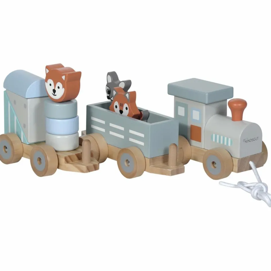 Discount Kindsgut Train en bois Les animaux du zoo