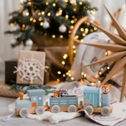 Discount Kindsgut Train en bois Les animaux du zoo