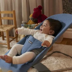 Transat Bliss Mélange Tissé Chiné Bleu|BabyBjörn Outlet