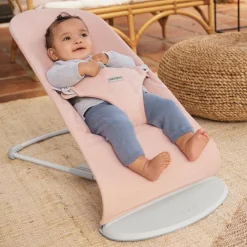 Transat Bliss Tissé chiné rose|BabyBjörn