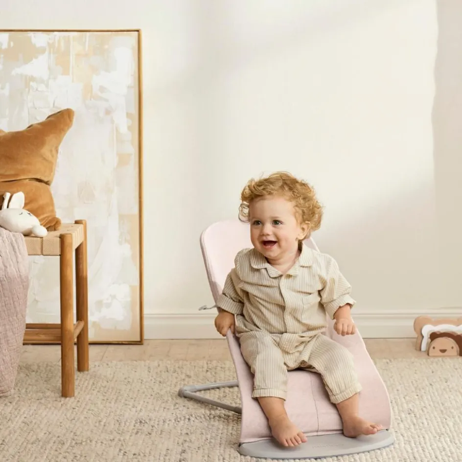 Transat Bliss Tissé chiné rose|BabyBjörn