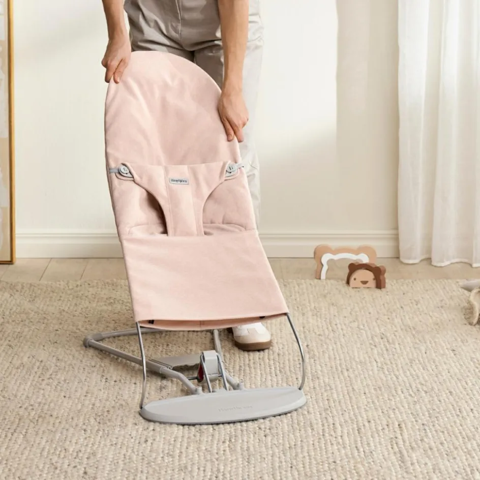 Transat Bliss Tissé chiné rose|BabyBjörn