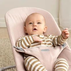 Transat Bliss Tissé chiné rose|BabyBjörn