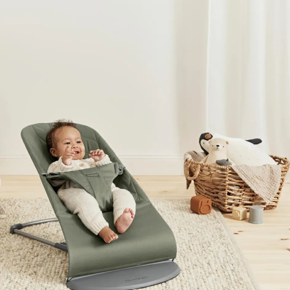 Sale BabyBjörn Transat Bliss Tissé vert foncé