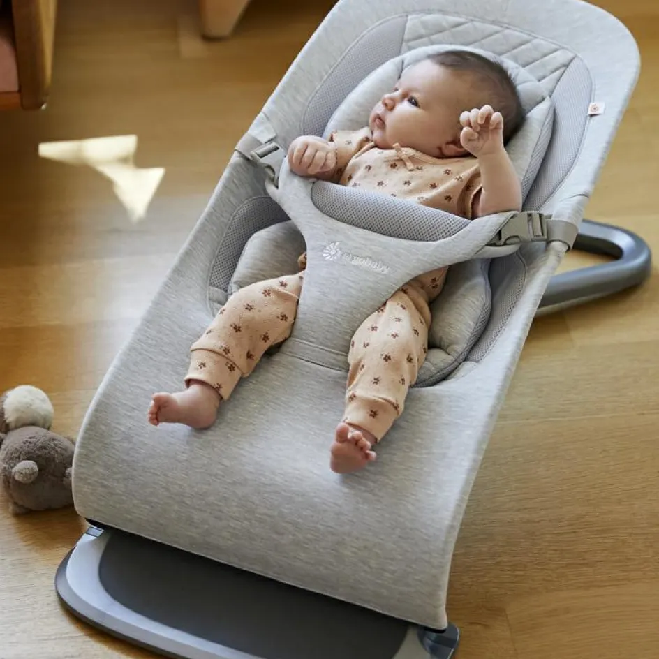 Discount Ergobaby Transat Evolve 3 en 1 gris clair