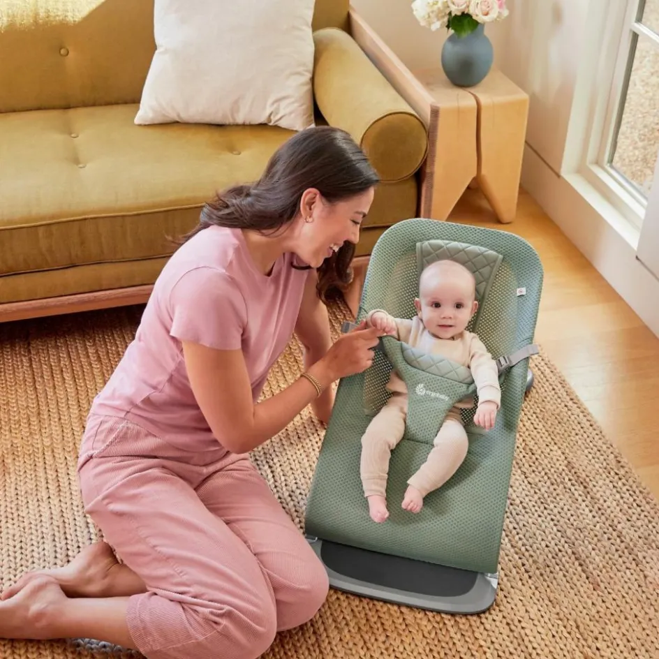 Transat Evolve 3 en 1 Mesh Sage Green|Ergobaby Outlet