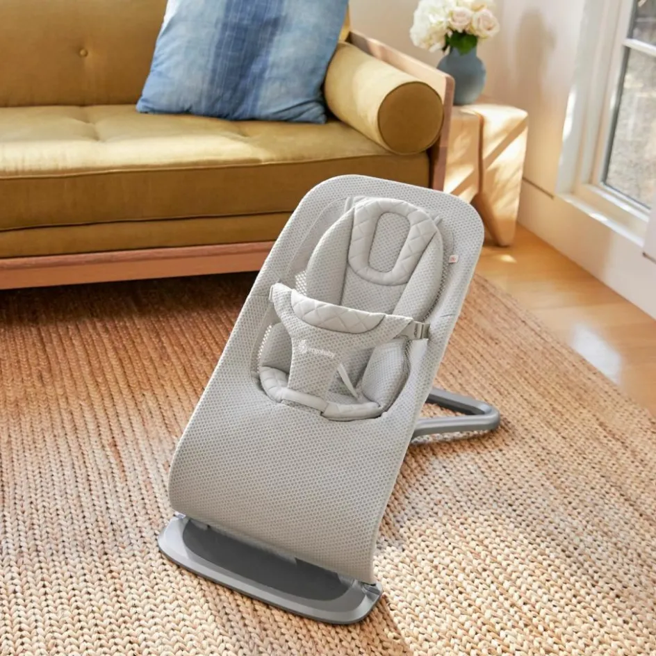 Sale Ergobaby Transat Evolve 3 en 1 Mesh Gris Clair