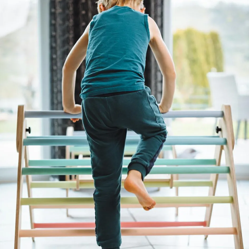 Best Tissi Triangle à grimper Pickler multicolore pastel