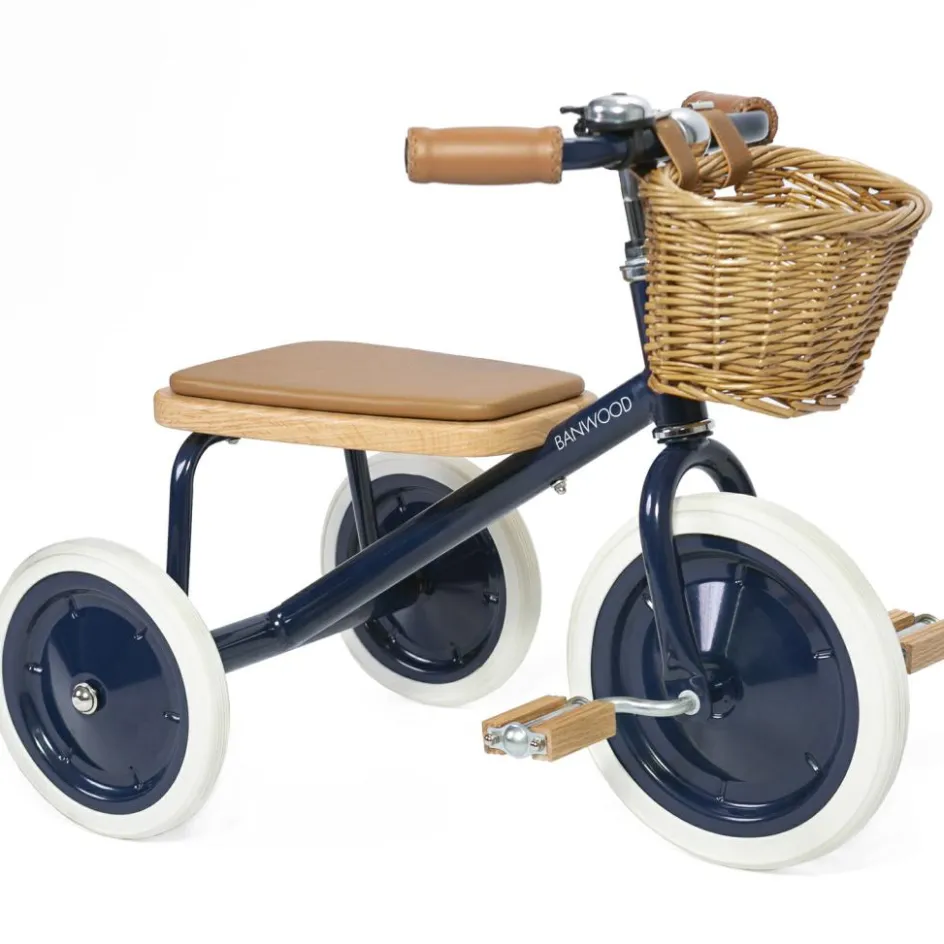 Discount Banwood Tricycle évolutif Trike bleu marine