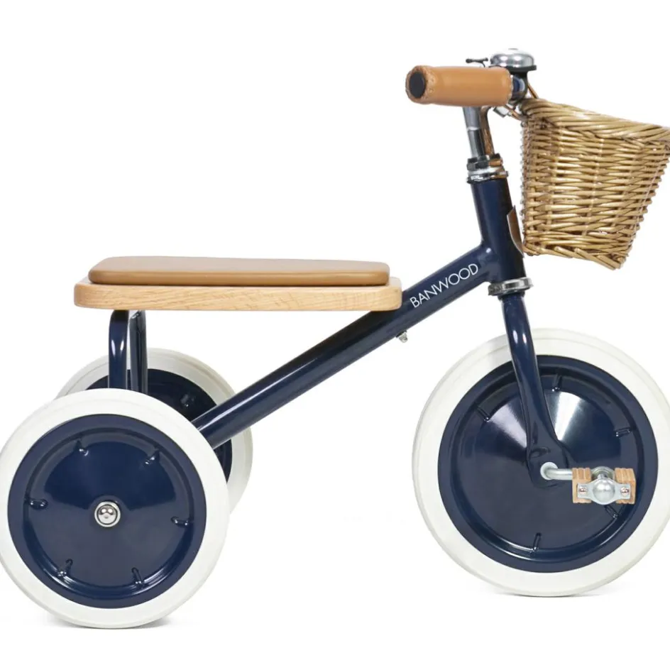 Discount Banwood Tricycle évolutif Trike bleu marine