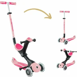 Outlet Globber Trottinette Go up Deluxe Lights Pastel Rose