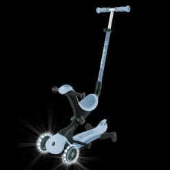 New Globber Trottinette Go up Deluxe Lights eco-logic 360° Bleu Cassis
