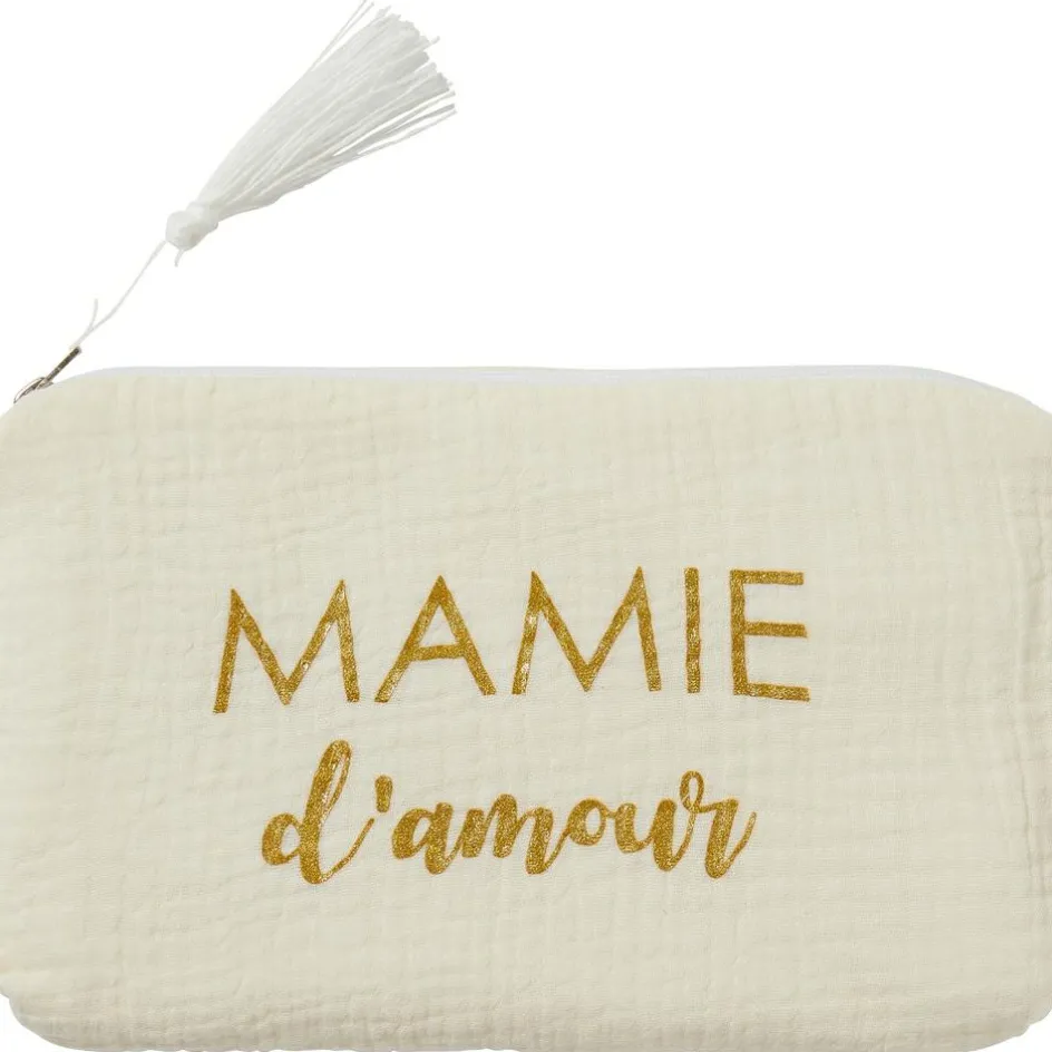 Trousse cadeau Mamie d'amour gaze de coton Ivoire|BB & Co Sale