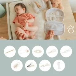 Trousse de soin sable (9 pièces)|Babymoov Best