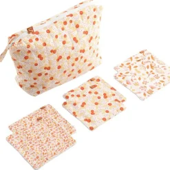 Trousse de toilette + 6 carrées éponge Esmée|Sauthon Best