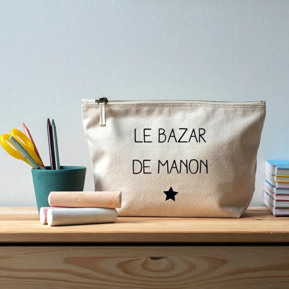 Trousse de toilette crème (personnalisable)|Les Griottes Discount