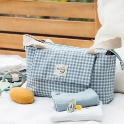 Sale Walking Mum Trousse de toilette I love vichy vert