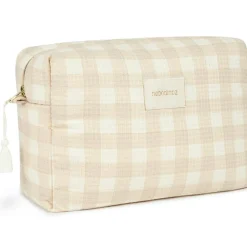 Trousse de toilette imperméable Diva Ivory Checks|Nobodinoz Clearance
