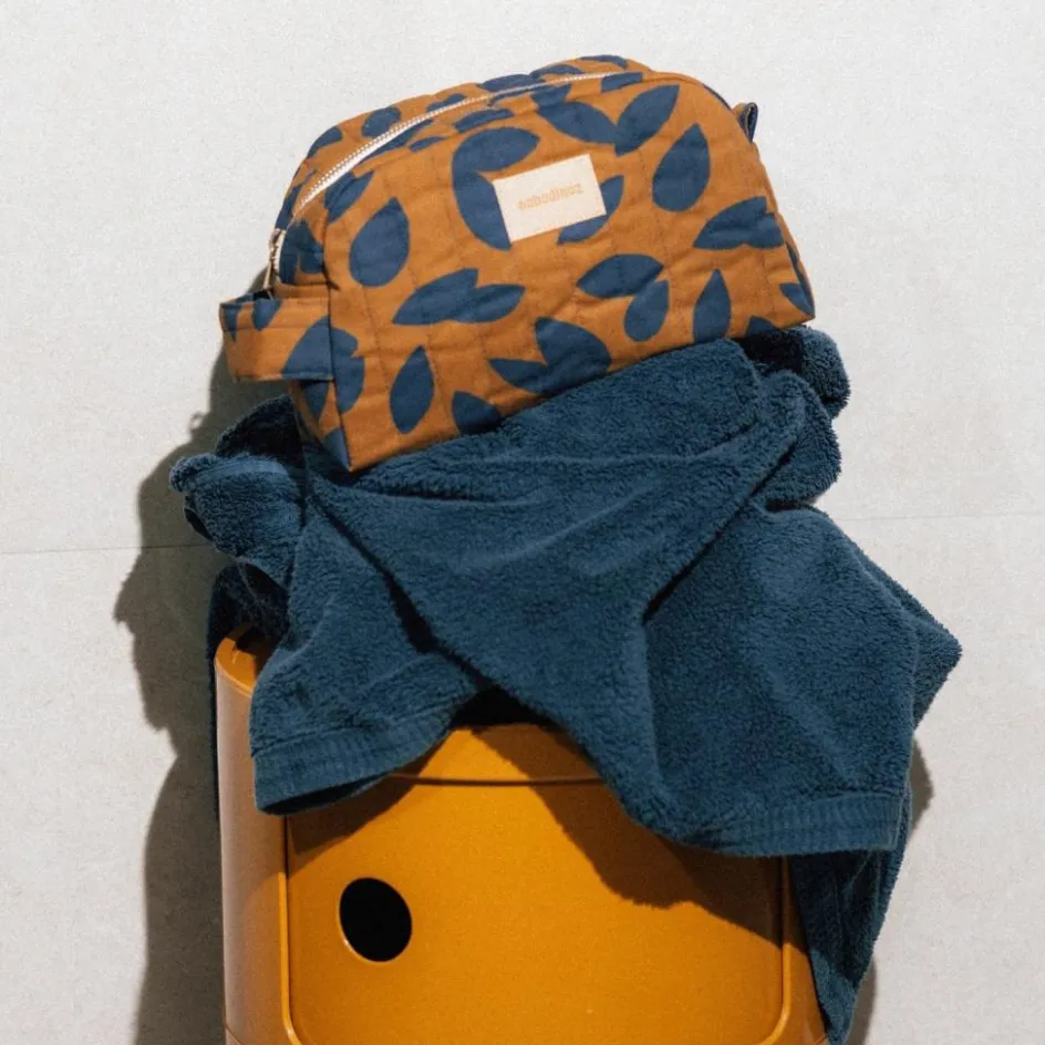 Sale Nobodinoz Trousse de toilette imperméable Hyde Park Blue leaves