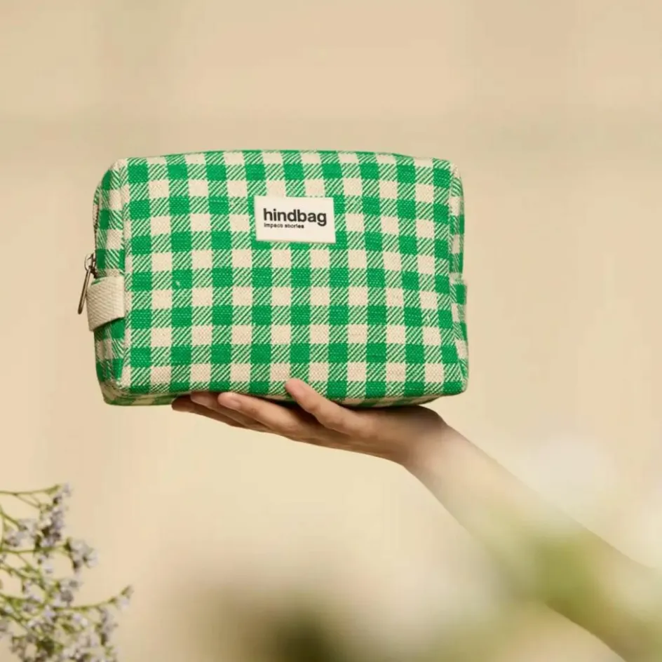 Trousse de toilette Leon Vichy Vert|Hindbag Clearance