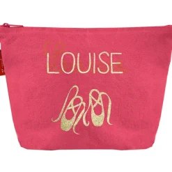 Trousse de toilette rose grenadine (personnalisable)|Les Griottes Sale