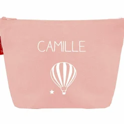 Discount Les Griottes Trousse de toilette rose poudré (personnalisable)