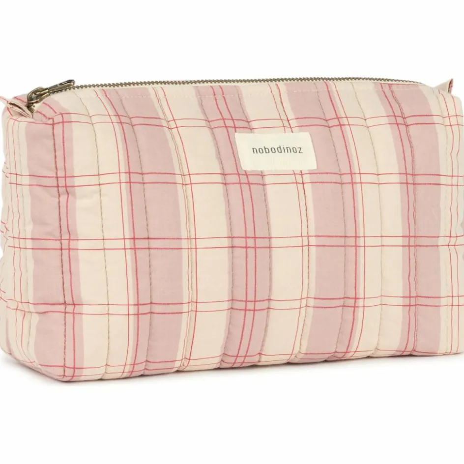 Best Nobodinoz Trousse de toilette Stories Édition limitée Powder red checks