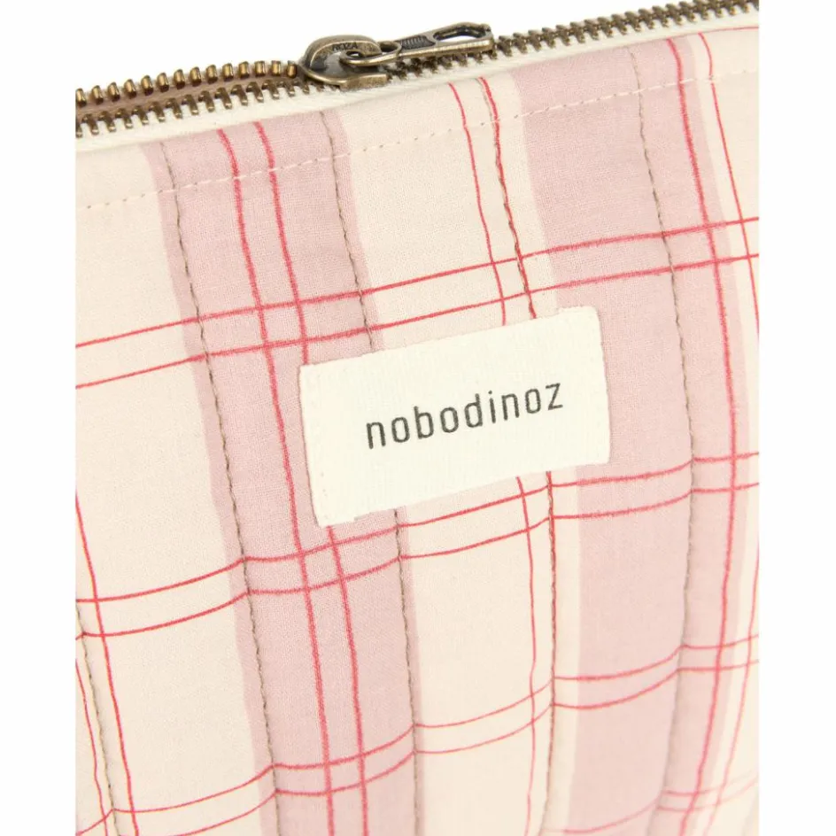 Best Nobodinoz Trousse de toilette Stories Édition limitée Powder red checks