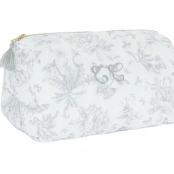 Trousse de toilette Toile de Jouy gris|Tartine et Chocolat Hot