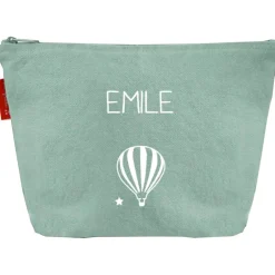 Hot Les Griottes Trousse de toilette vert amande (personnalisable)