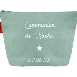 Hot Les Griottes Trousse de toilette vert amande (personnalisable)