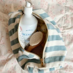 Trousse de toilette Vic éponge rayée blue cloud|Rose in April Online
