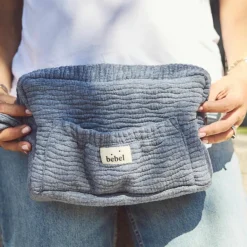 Discount BEBEL Trousse de toilette Wavy gris clair