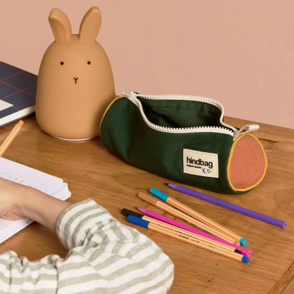 Trousse ronde Mia Bleu électrique|Hindbag New