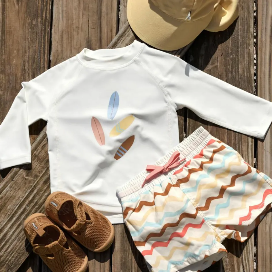 T-shirt anti-UV 4 Planches écru (25-36 mois)|Lässig Outlet