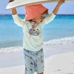 Sale Lässig T-shirt anti-UV Camper vert écume (13-18 mois)