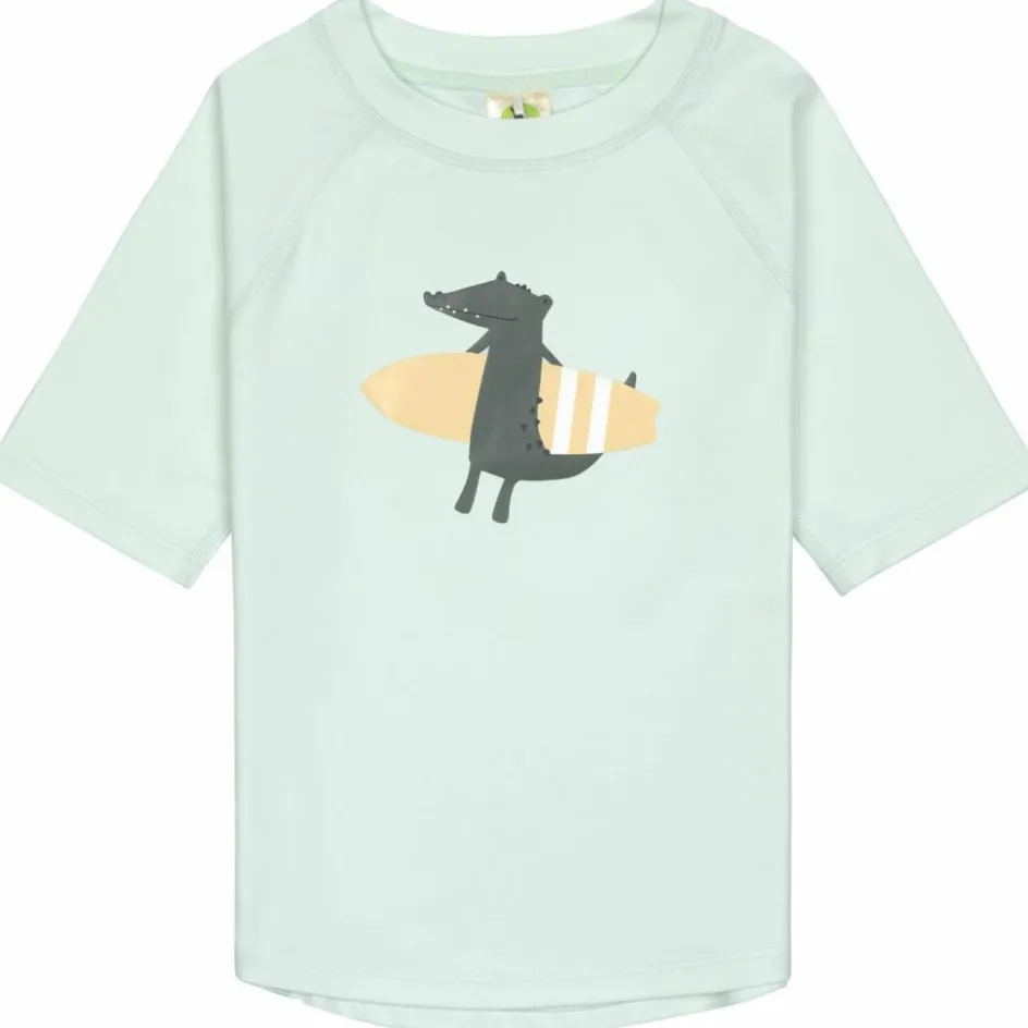 T-shirt anti-UV Crocodile vert écume (13-18 mois)|Lässig New