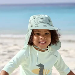 T-shirt anti-UV Crocodile vert écume (13-18 mois)|Lässig New