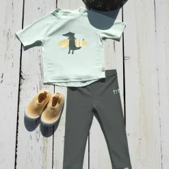 T-shirt anti-UV Crocodile vert écume (25-36 mois)|Lässig Outlet