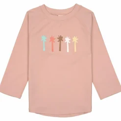 Clearance Lässig T-shirt anti-UV Palmiers pêche (07-12 mois)