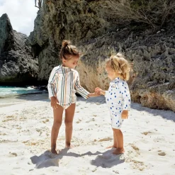 Sale Lässig T-shirt anti-UV Spots blue-nature (25-36 mois)