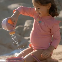 T-shirt de bain anti-UV manches longues Ocean Treasures Rouge (1-2 ans)|Little Dutch Best