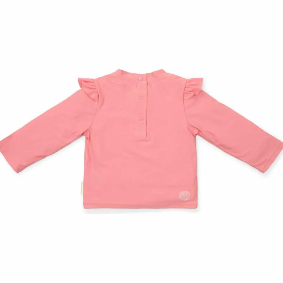 T-shirt de bain anti-UV manches longues Ocean Treasures Rouge (1-2 ans)|Little Dutch Best