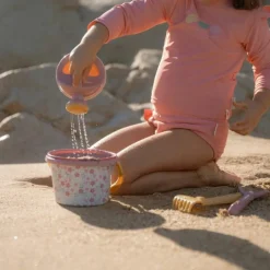 T-shirt de bain anti-UV manches longues Ocean Treasures Rouge (1-2 ans)|Little Dutch Best