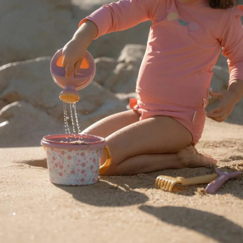 T-shirt de bain anti-UV manches longues Ocean Treasures Rouge (1-2 ans)|Little Dutch Best