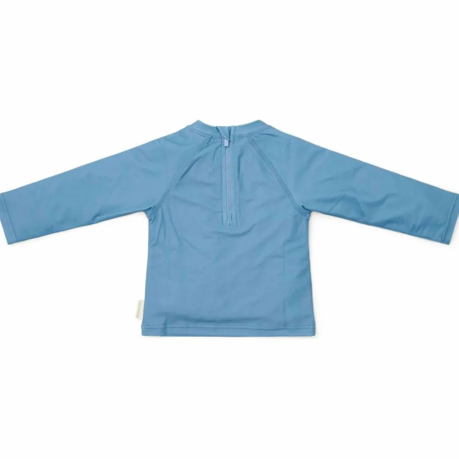 T-shirt de bain anti-UV manches longues Ocean Blue (3-4 ans)|Little Dutch Online