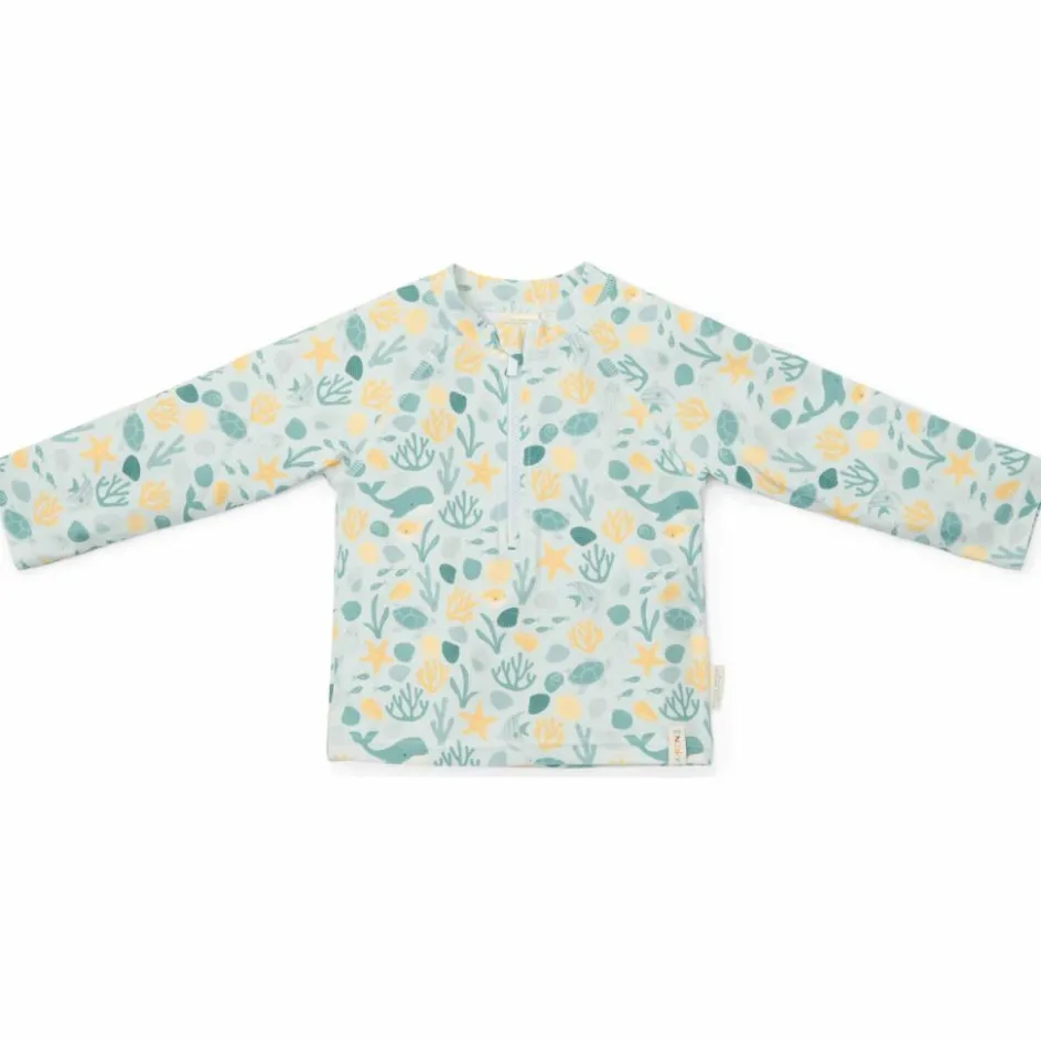 T-shirt de bain anti-UV manches longues Seashells (1-2 ans)|Little Dutch Best