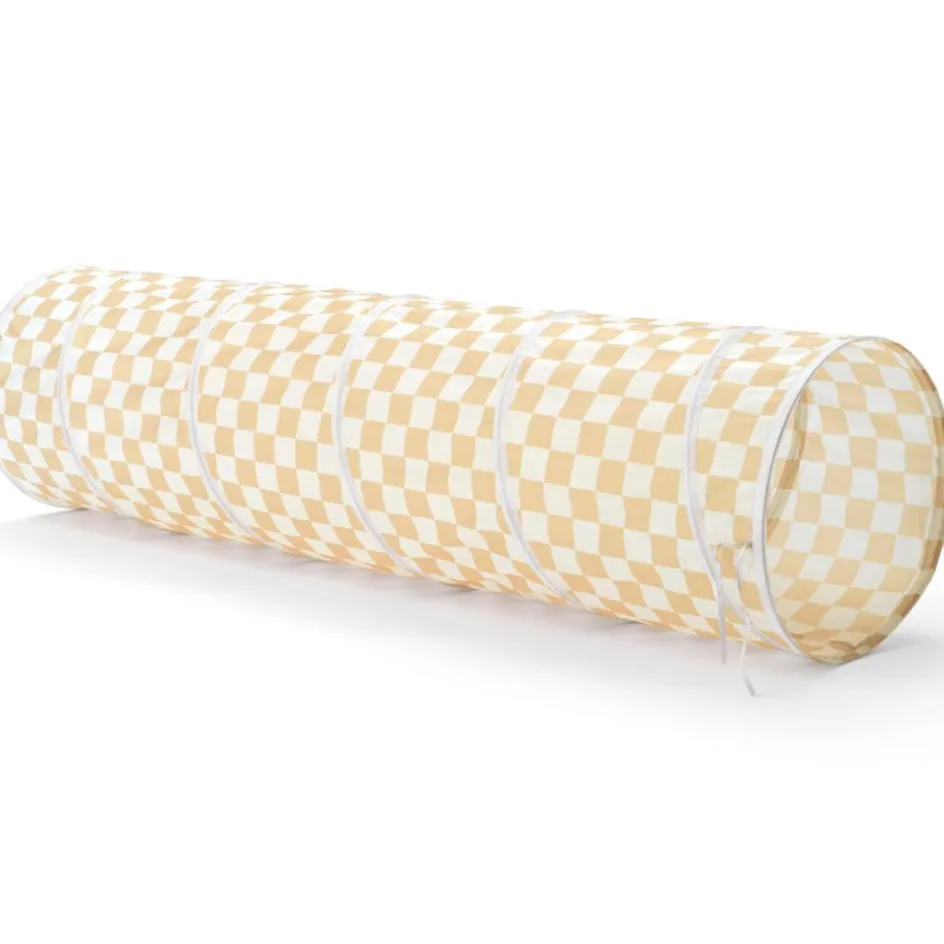 Tunnel de jeu Jaune à carreaux|Kid's Concept Outlet